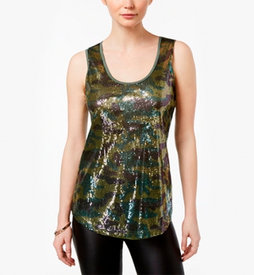 Sequined Camouflage…