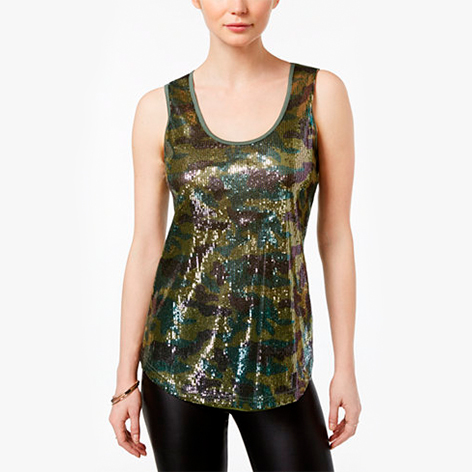 Sequined Camouflage…