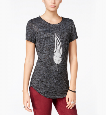Feather Graphic T-Shirt