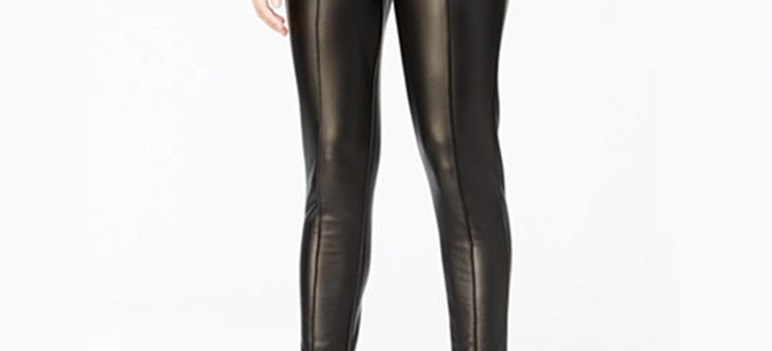 Faux-Leather Leggings